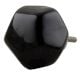 Solid Black Octagon Ceramic Knobs Online